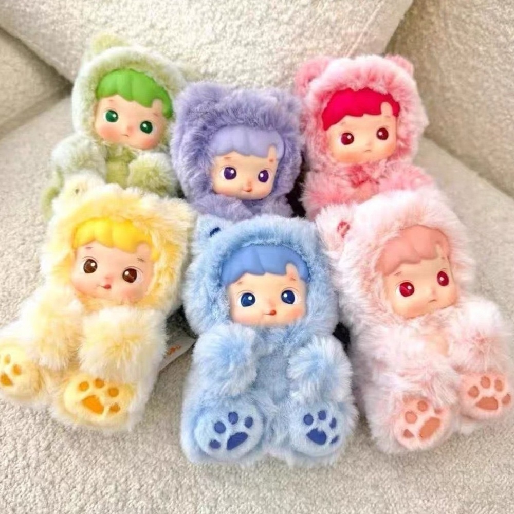 LAST FEW! Hurry! Colorful Plush Hacipupu Doll w/Vinyl Face-Choose color